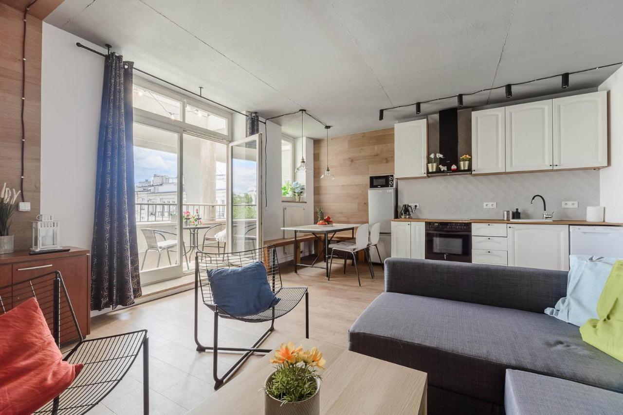Stylish Apartment In The City Center Of Varšava Exteriér fotografie